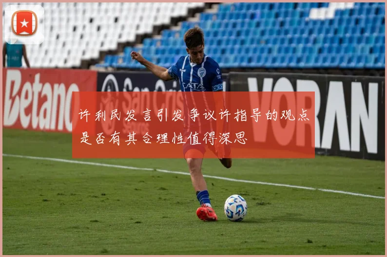 许利民发言引发争议许指导的观点是否有其合理性值得深思